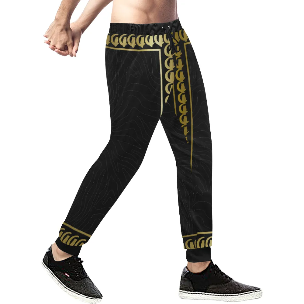 PRIVILEGE BLACC Men's All Over Print Sweatpants