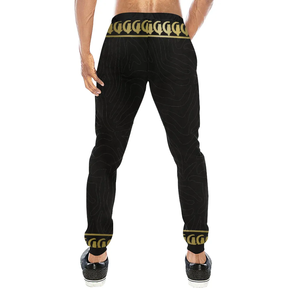 PRIVILEGE BLACC Men's All Over Print Sweatpants