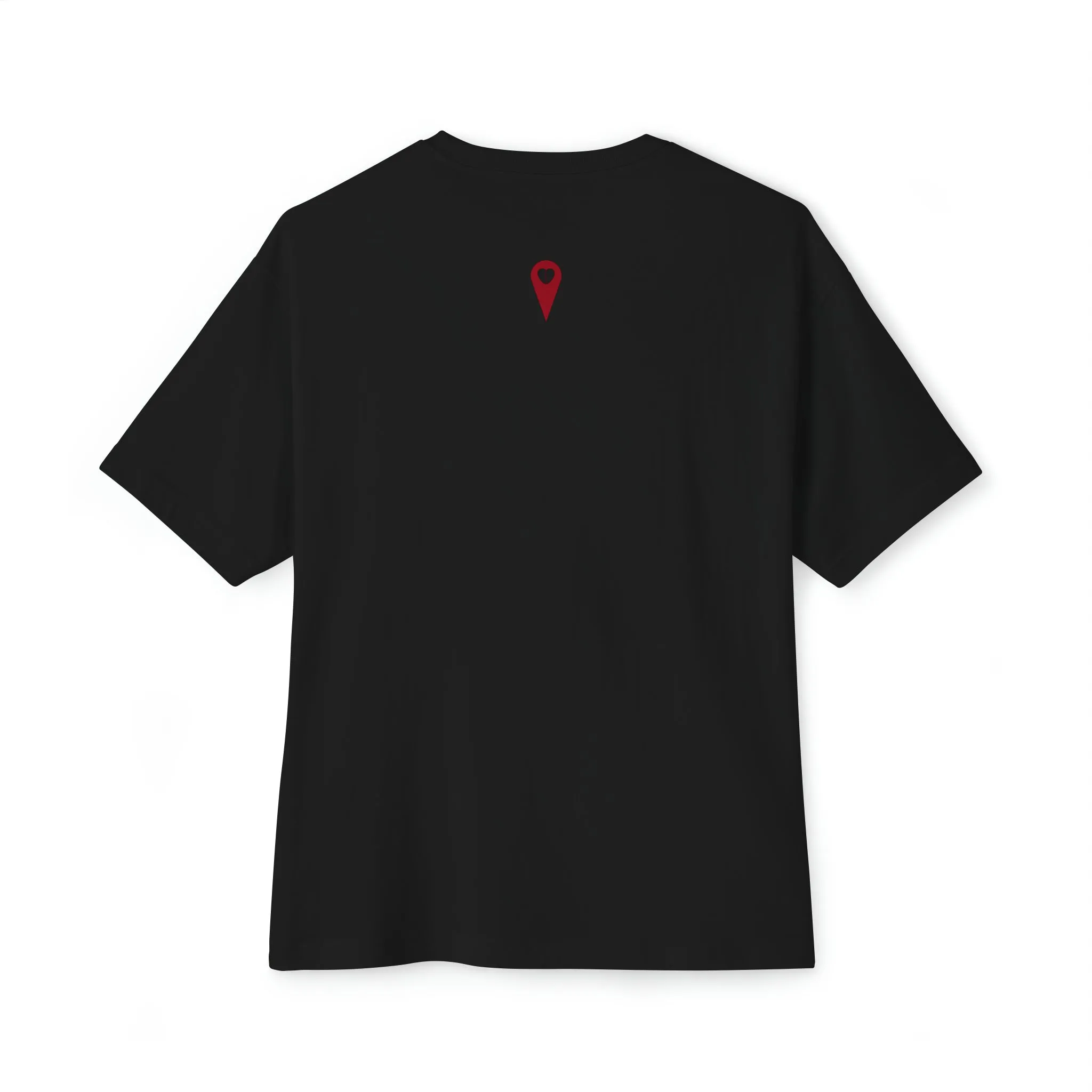 "BRAVE Hearts (Deep Red)" Unisex Oversized Boxy Tee