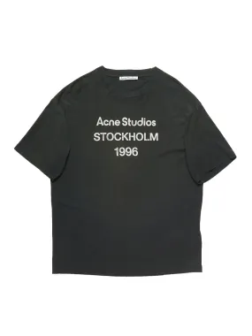 Relaxed Fit Logo T-Shirts (Faded Black)
