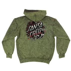 Santa Cruz Tomb Dot Heavyweight Pullover Hoodie - Mineral Dark Green