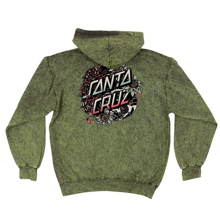 Santa Cruz Tomb Dot Heavyweight Pullover Hoodie - Mineral Dark Green