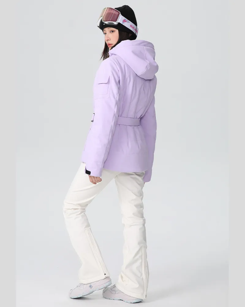 Ski Wear Stretch Fabric Slim Fit Women's Ski Jacket