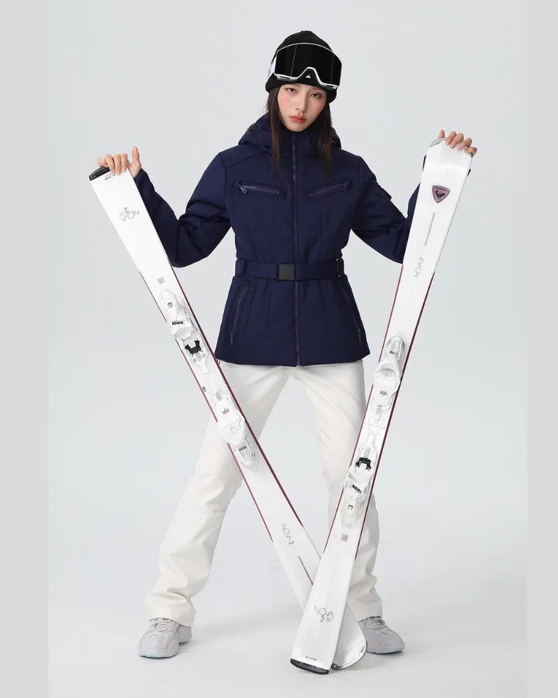 Ski Wear Stretch Fabric Slim Fit Women's Ski Jacket