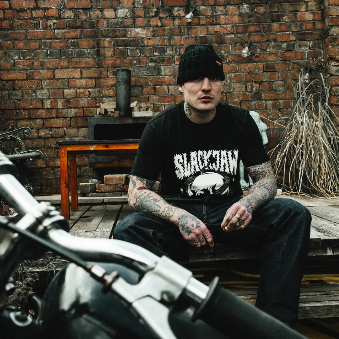 Snakeskull T Shirt - Black
