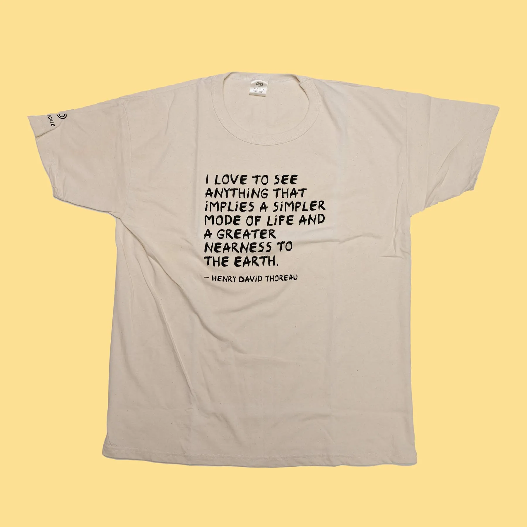 SONOMA Printed 100% Organic Cotton T-shirt (Grown & Made in USA) (Unisex) - Thoreau