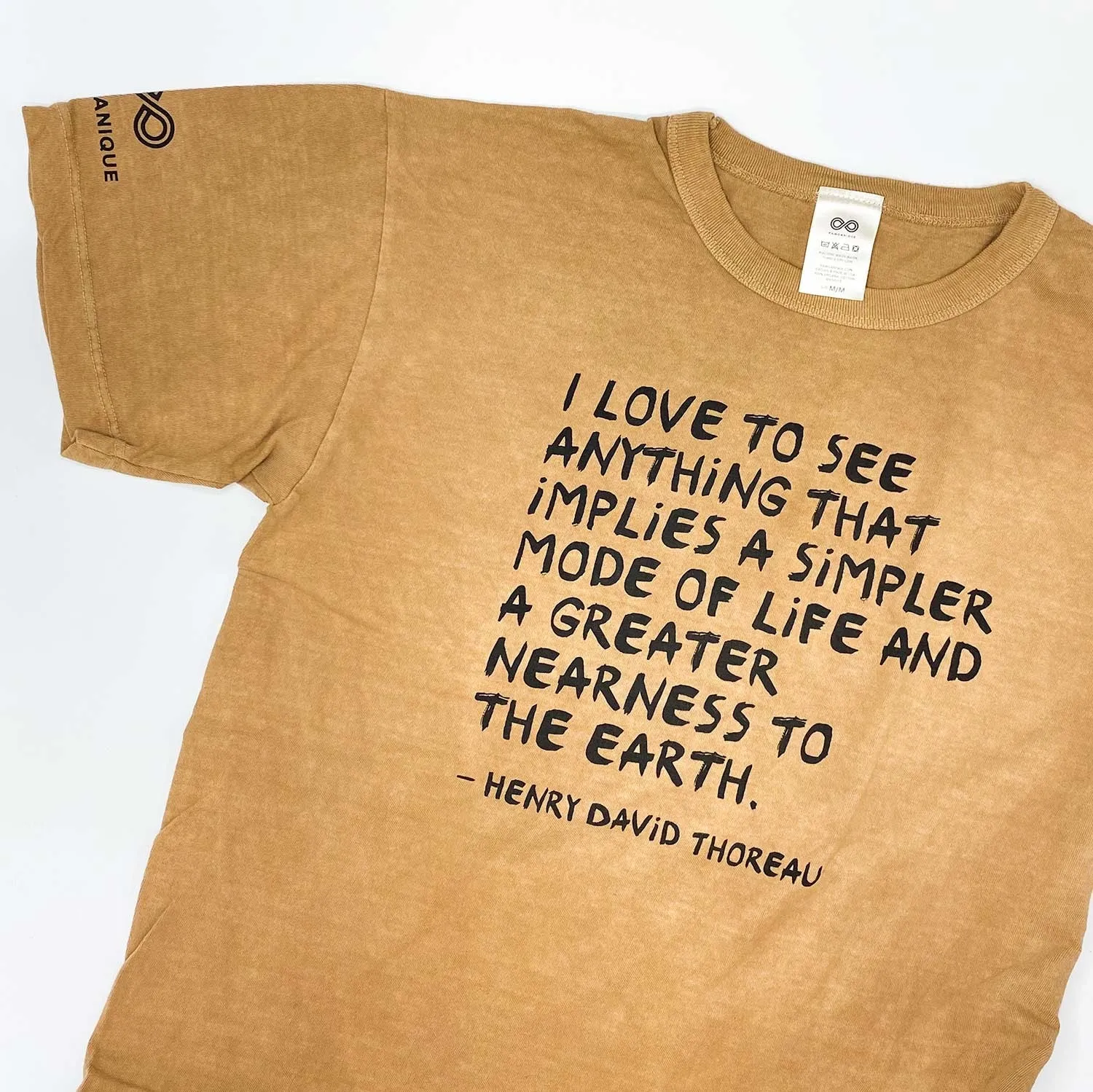 SONOMA Printed 100% Organic Cotton T-shirt (Grown & Made in USA) (Unisex) - Thoreau