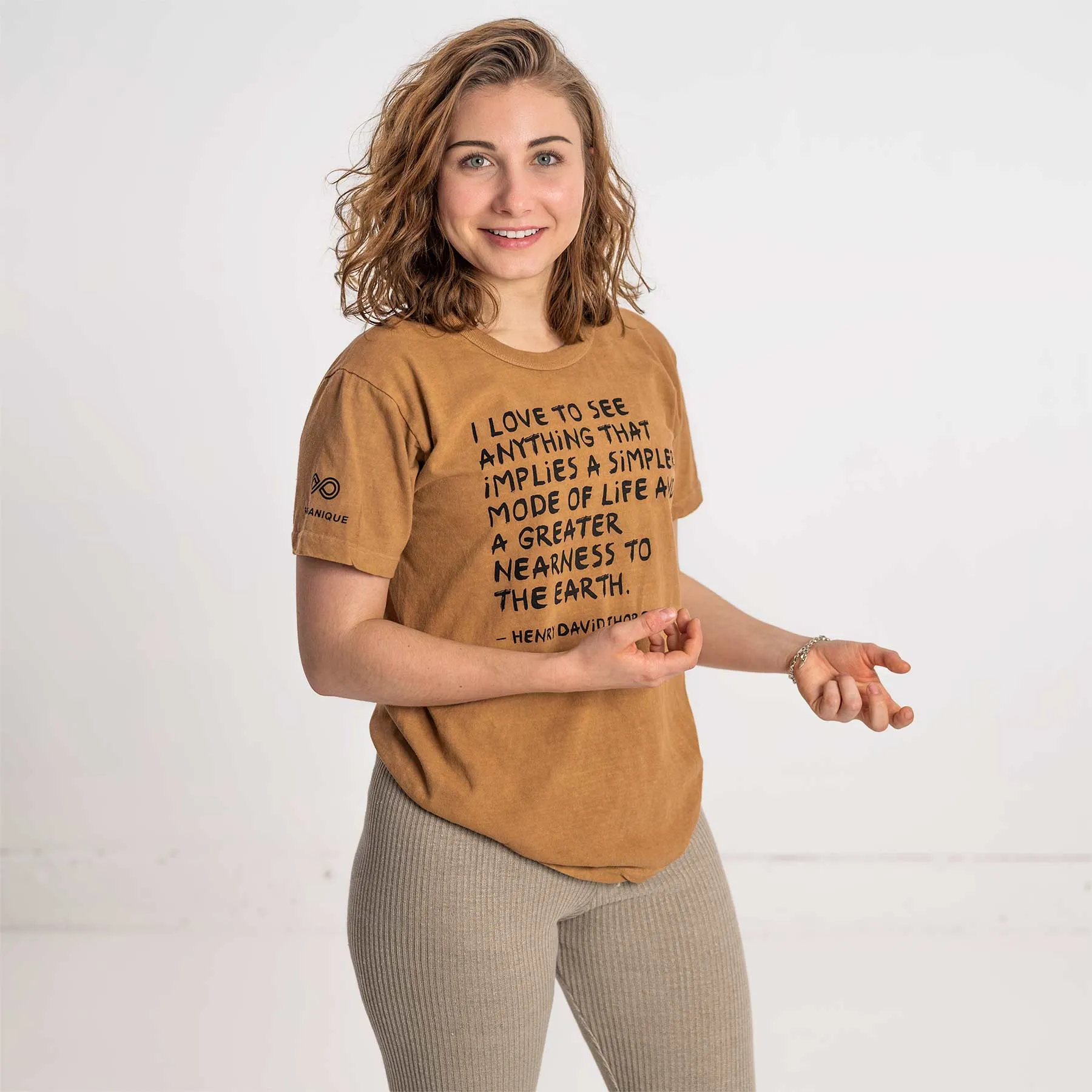 SONOMA Printed 100% Organic Cotton T-shirt (Grown & Made in USA) (Unisex) - Thoreau