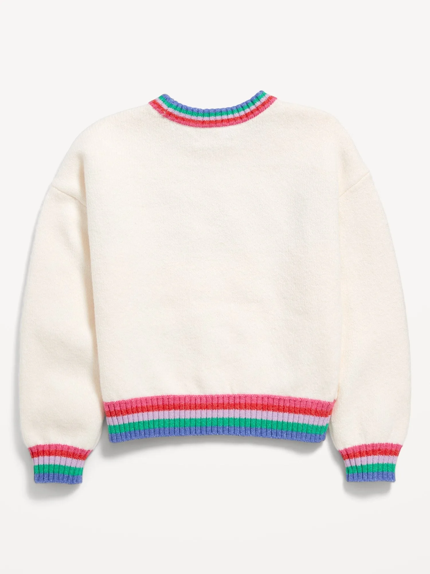SoSoft Crew-Neck Graphic Sweater for Girls
