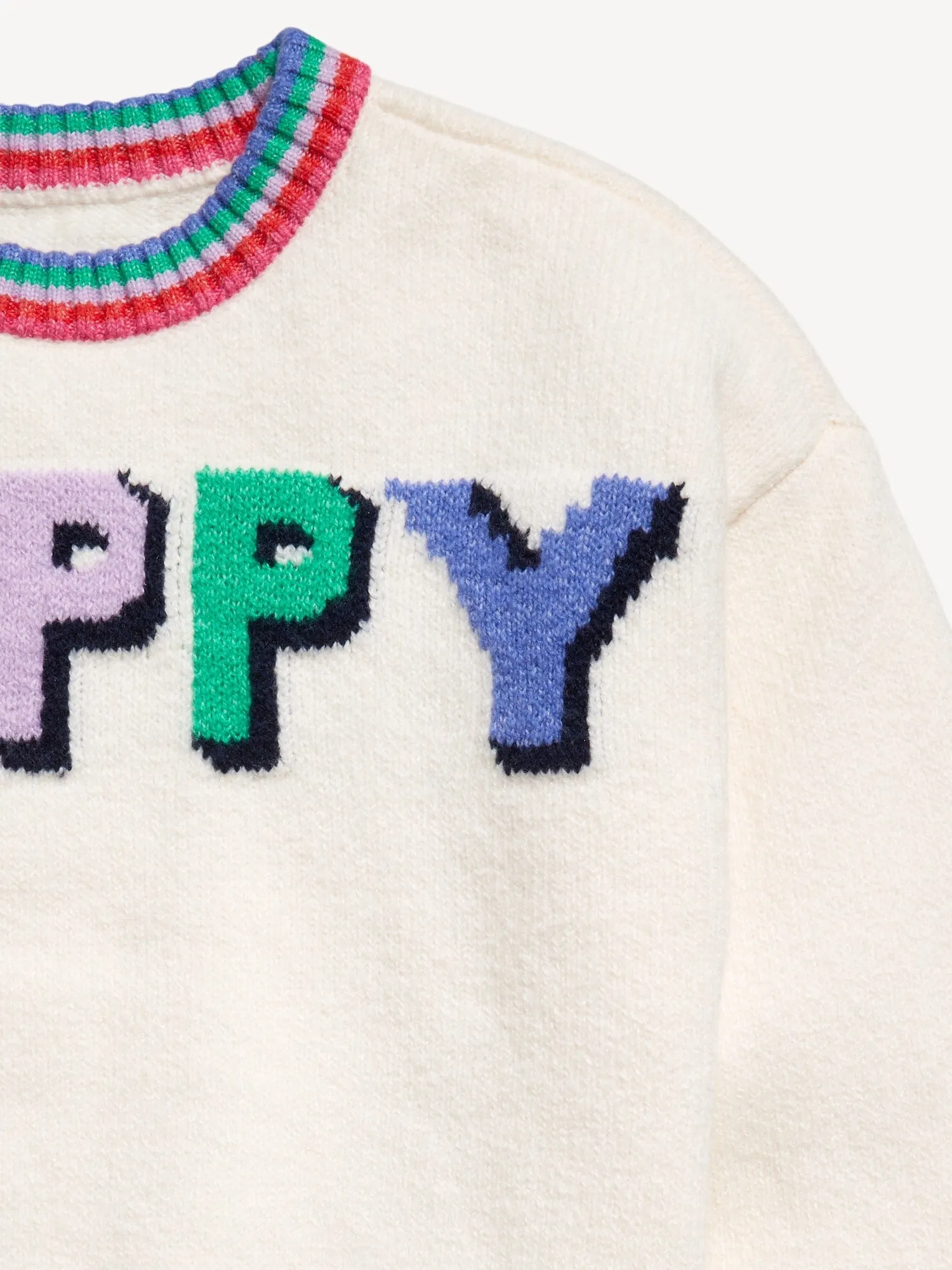 SoSoft Crew-Neck Graphic Sweater for Girls