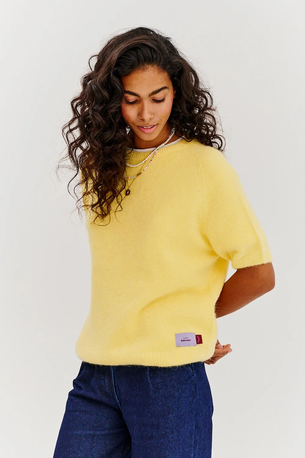 Sunshine short sleeve sweater