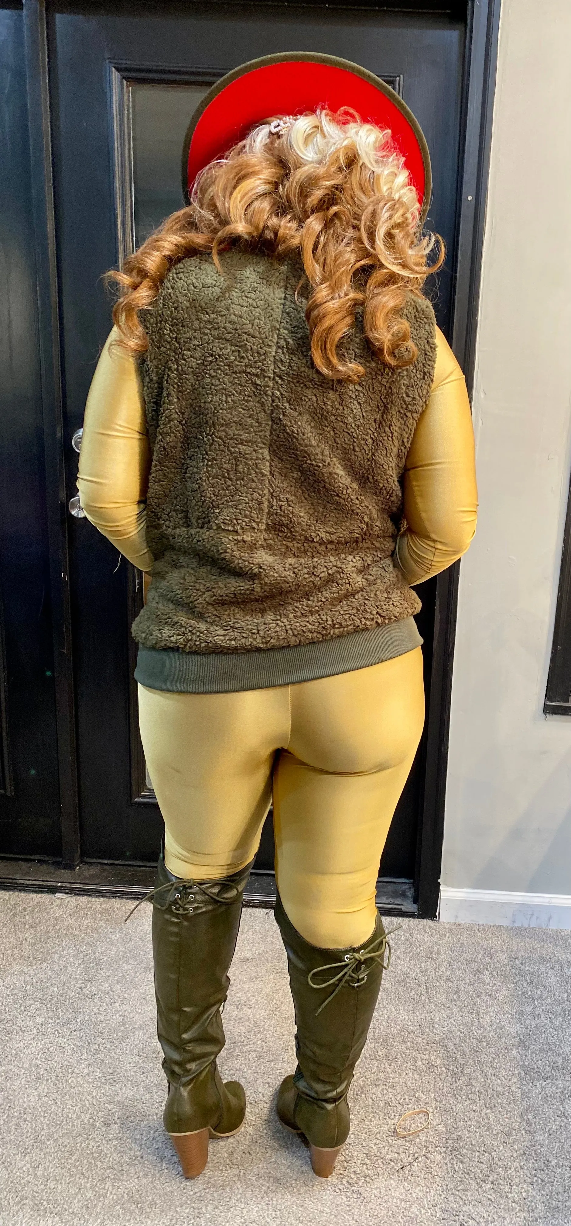 THE LUXE NK GLAM CASUAL FLEECE VEST - NK148