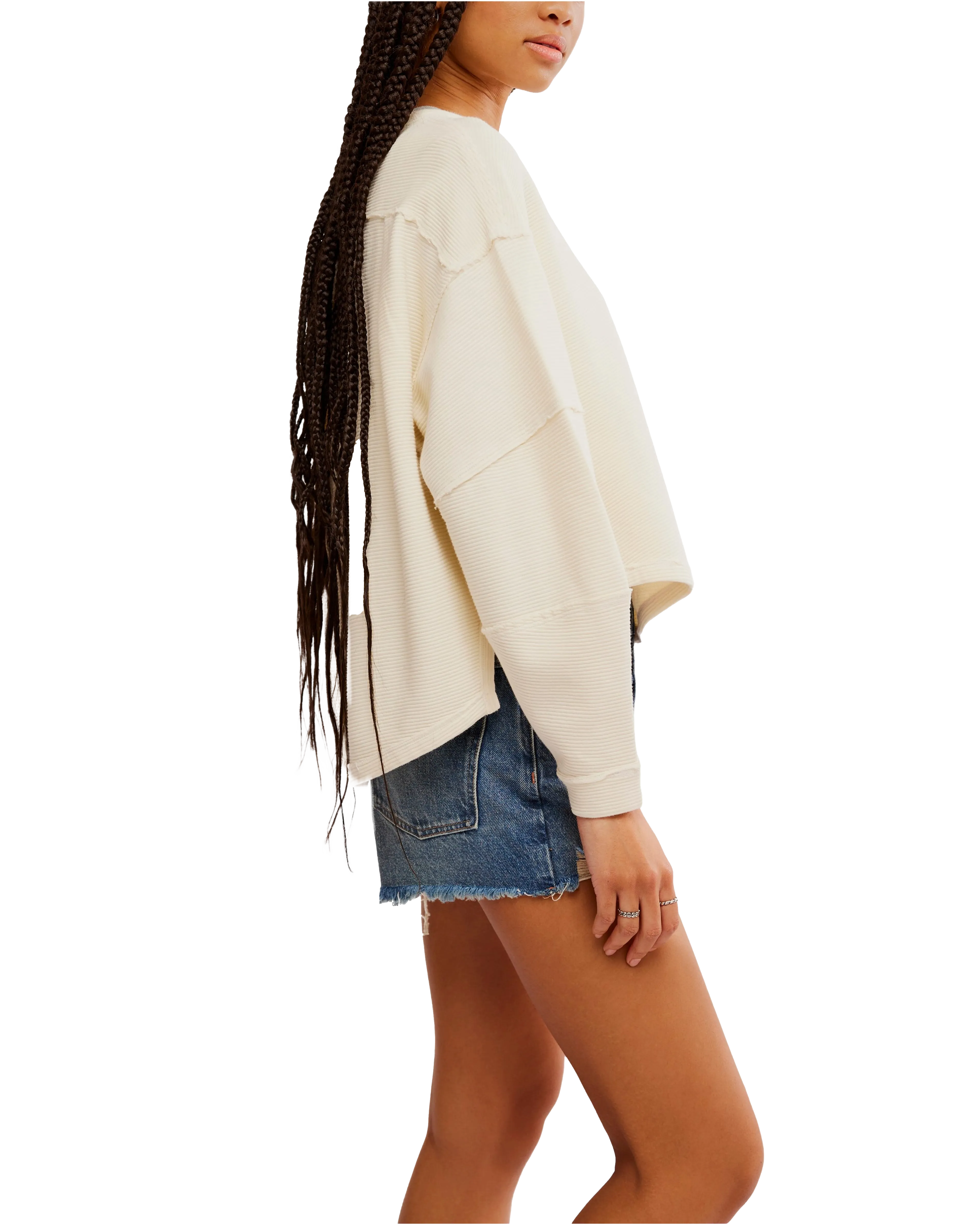 Total Eclipse Top in Ivory