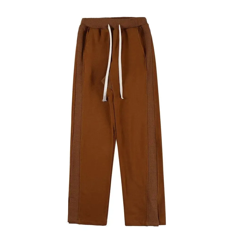 Trousers Split Casual Sweatpants