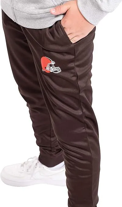 Ultra Game NFL Official Youth Super Soft Game Day Jogger Sweatpants, Cleveland Browns|Cleveland Browns
