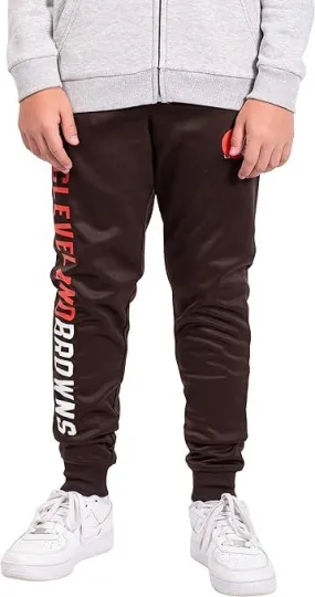 Ultra Game NFL Official Youth Super Soft Game Day Jogger Sweatpants, Cleveland Browns|Cleveland Browns