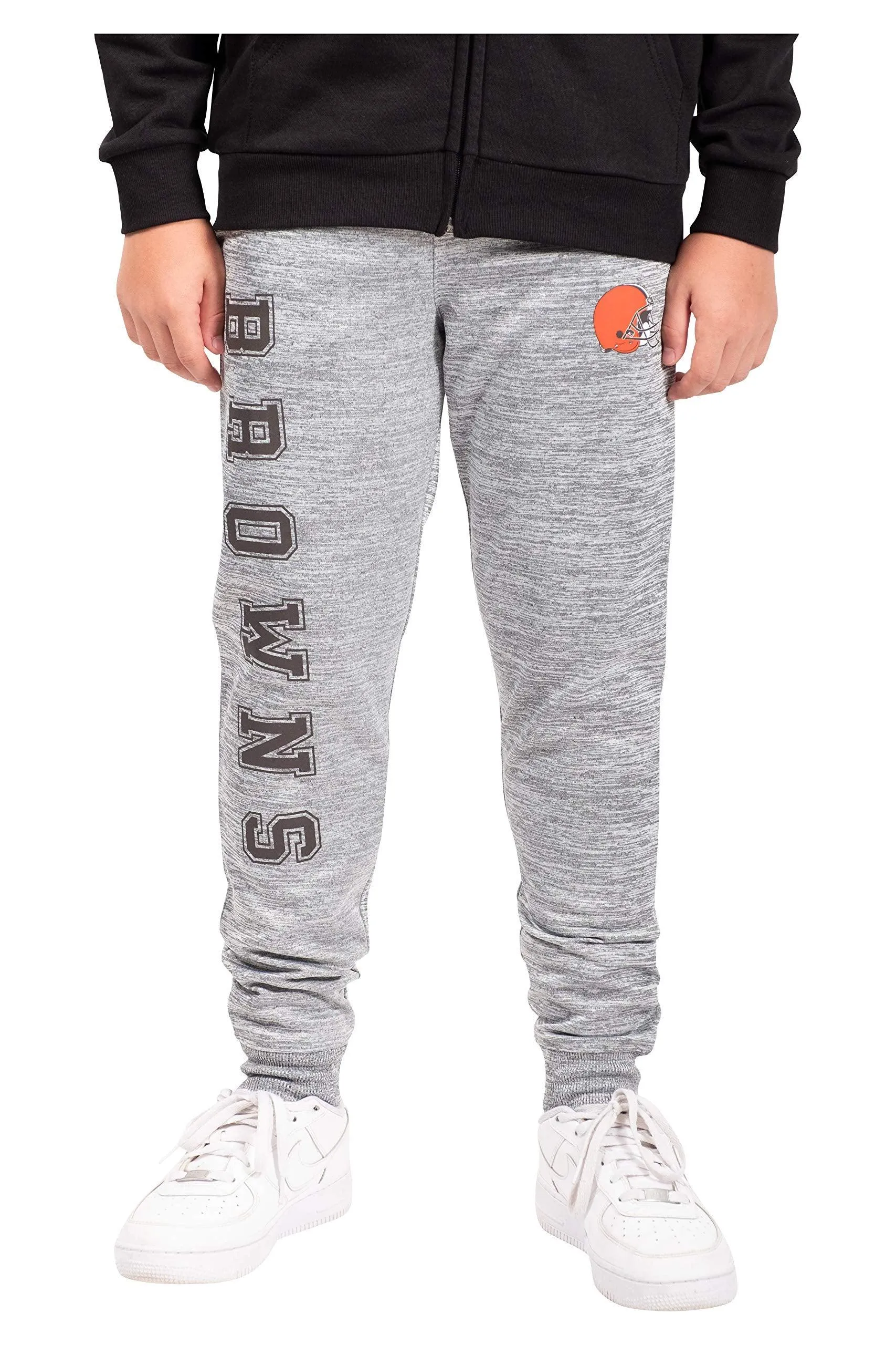 Ultra Game NFL Official Youth Super Soft Game Day Jogger Sweatpants, Cleveland Browns|Cleveland Browns