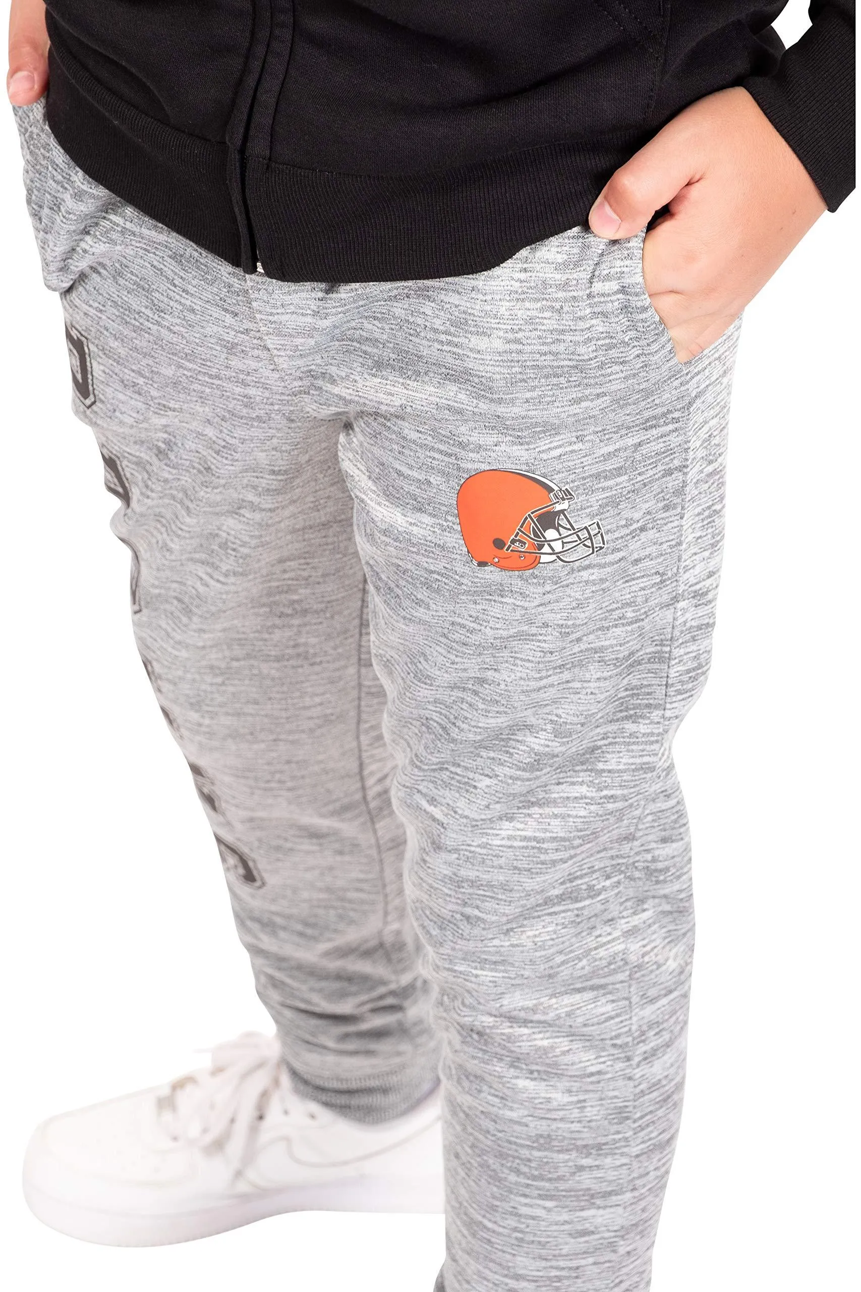 Ultra Game NFL Official Youth Super Soft Game Day Jogger Sweatpants, Cleveland Browns|Cleveland Browns