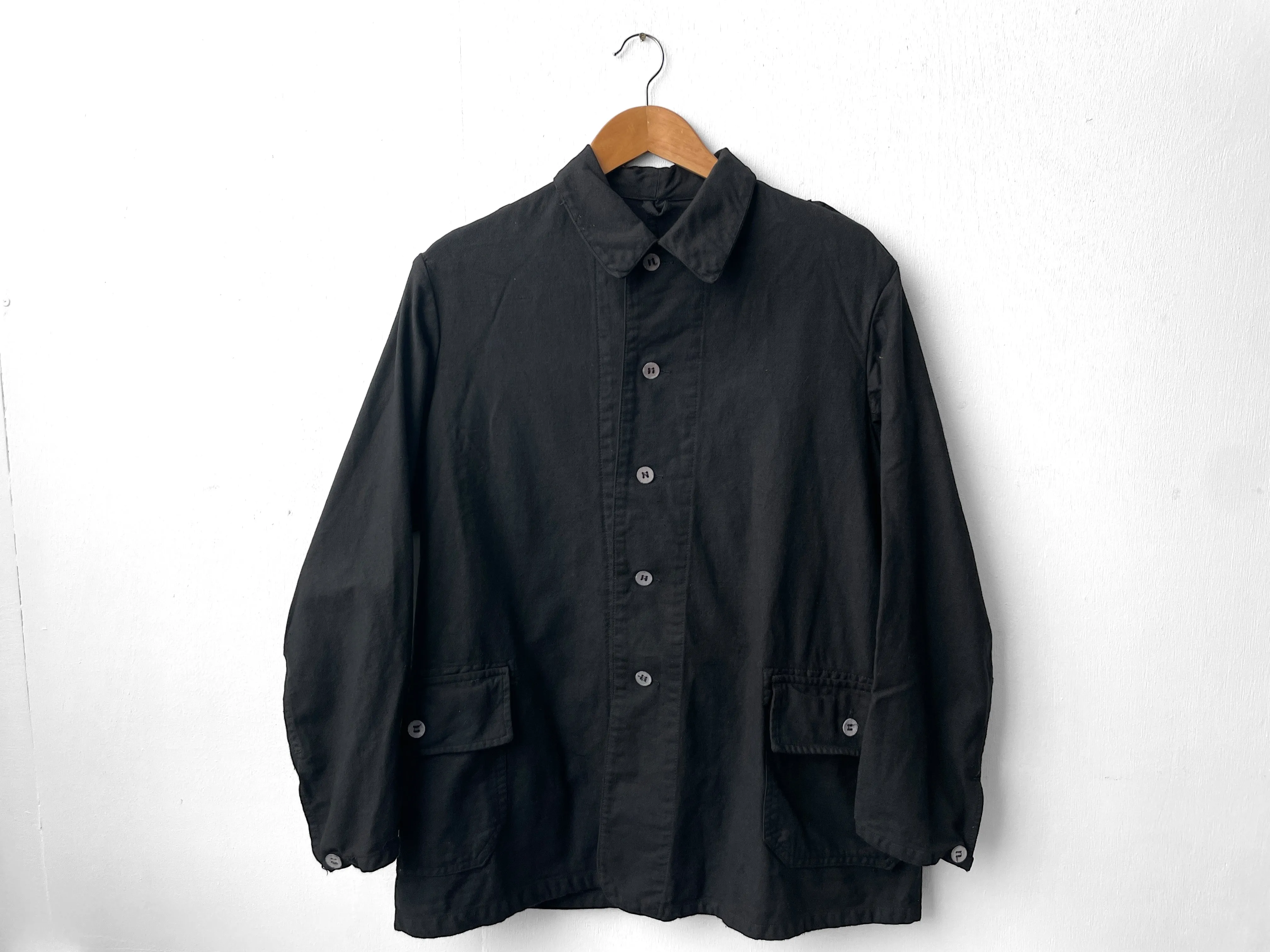 Vintage Black Military Jacket