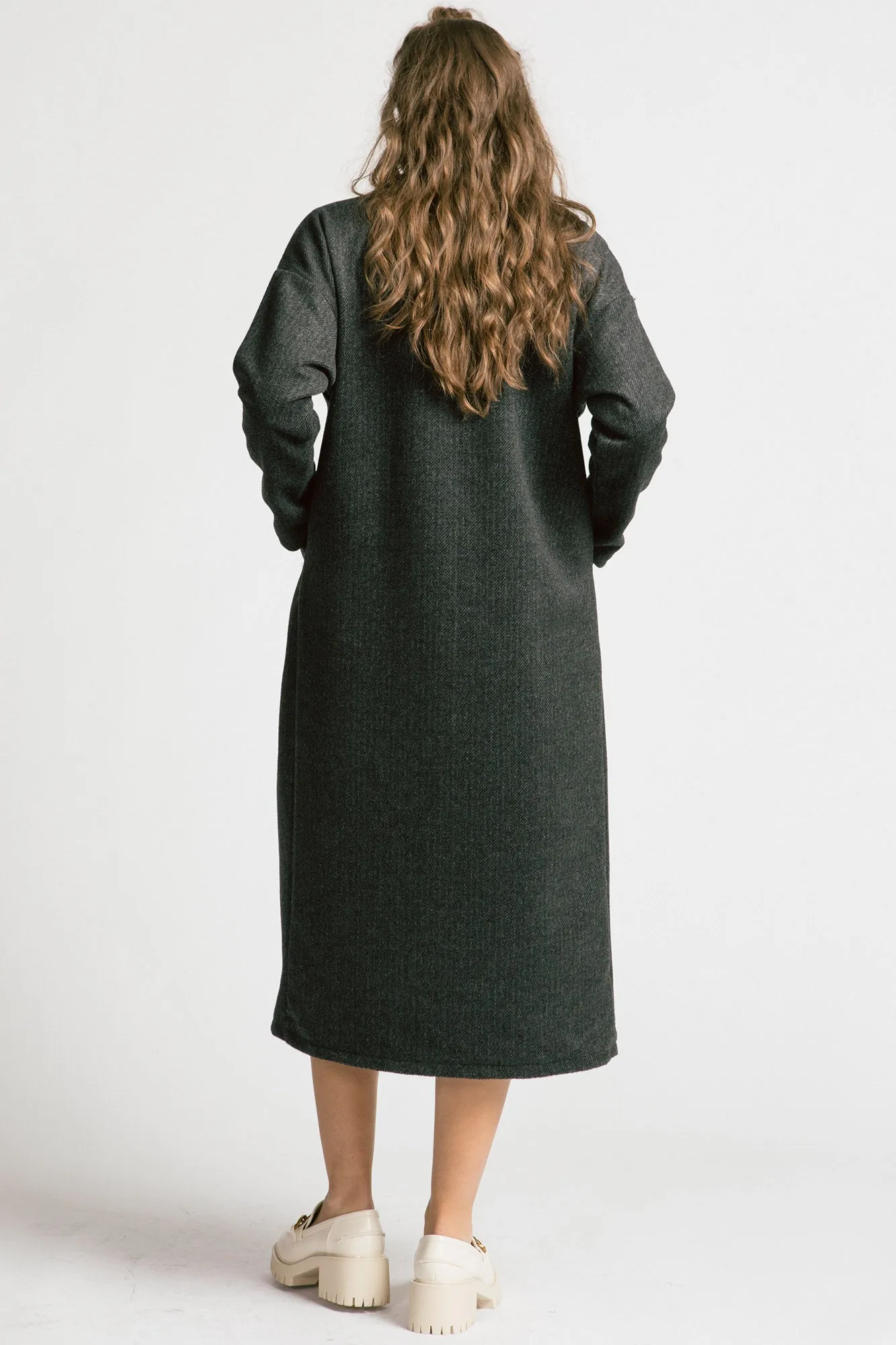 Viscount Coat Grey Twill