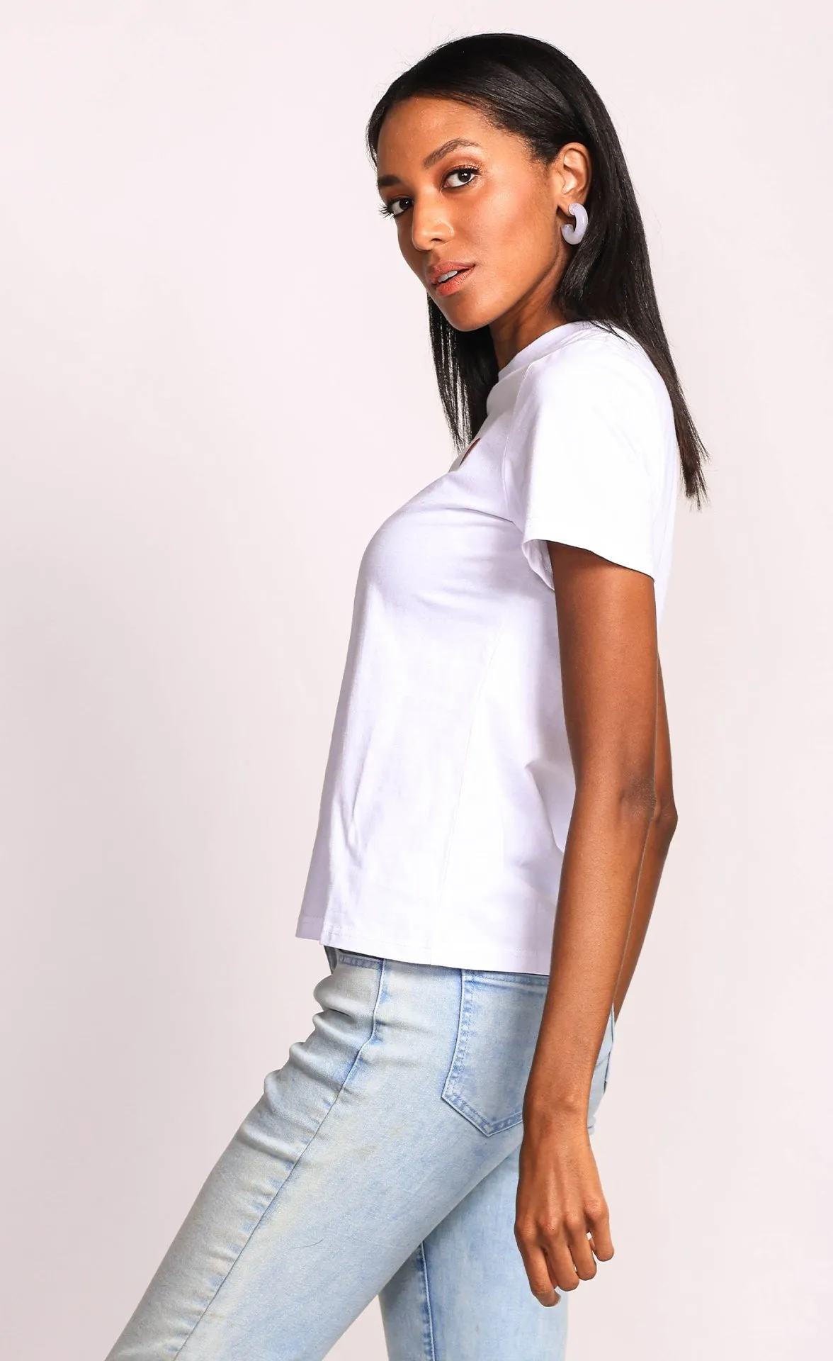 White Petit Coeur T-Shirt