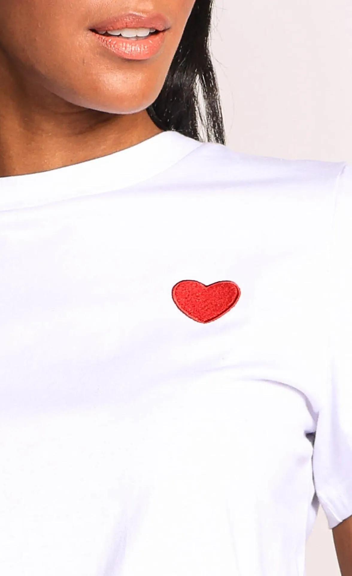White Petit Coeur T-Shirt