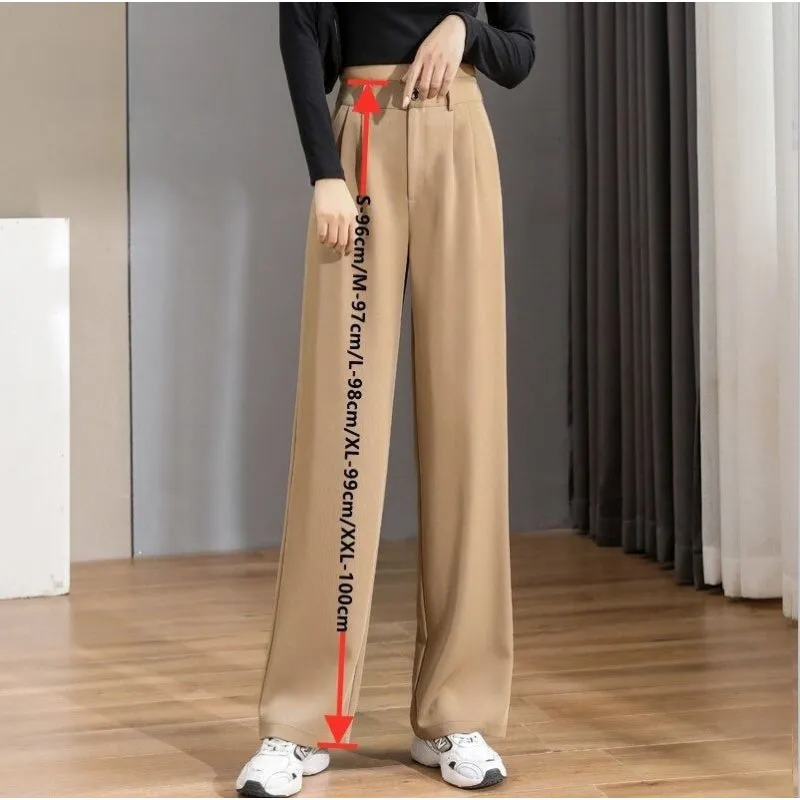 Women's Casual Office Wear Straight Pants