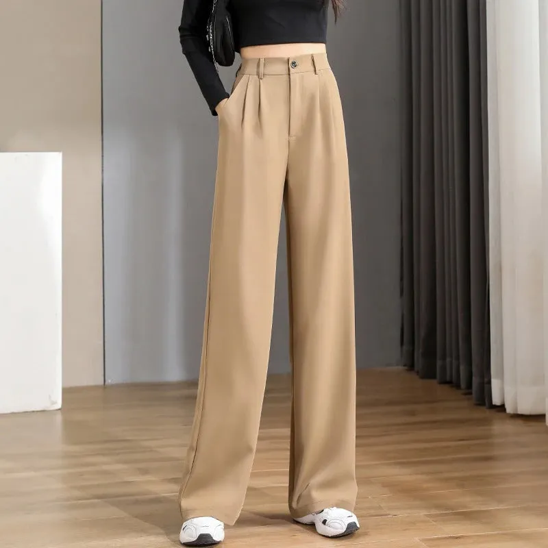 Women's Casual Office Wear Straight Pants