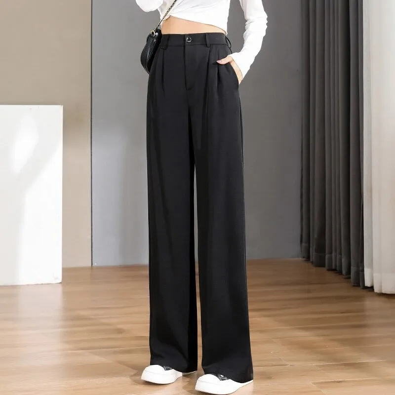Women's Casual Office Wear Straight Pants