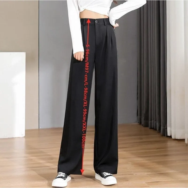 Women's Casual Office Wear Straight Pants