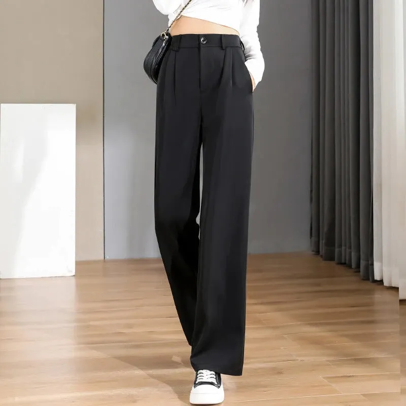 Women's Casual Office Wear Straight Pants