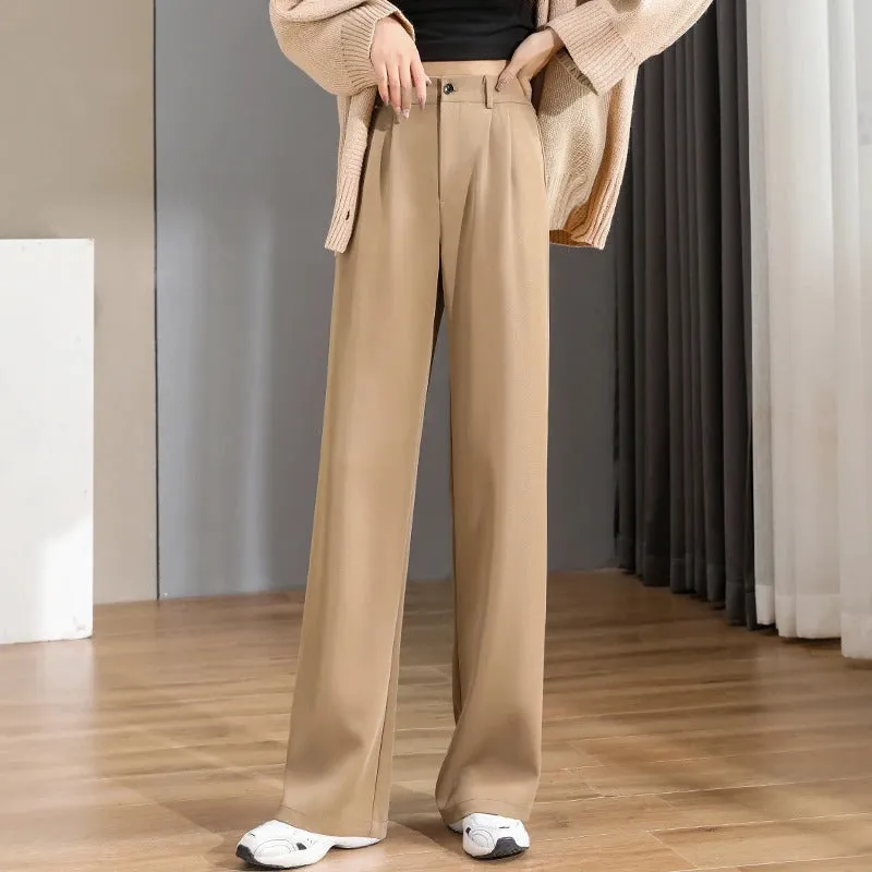 Women's Casual Office Wear Straight Pants