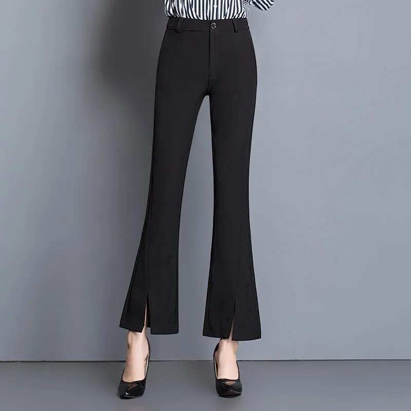 Women's Casual Office Wear Straight Pants