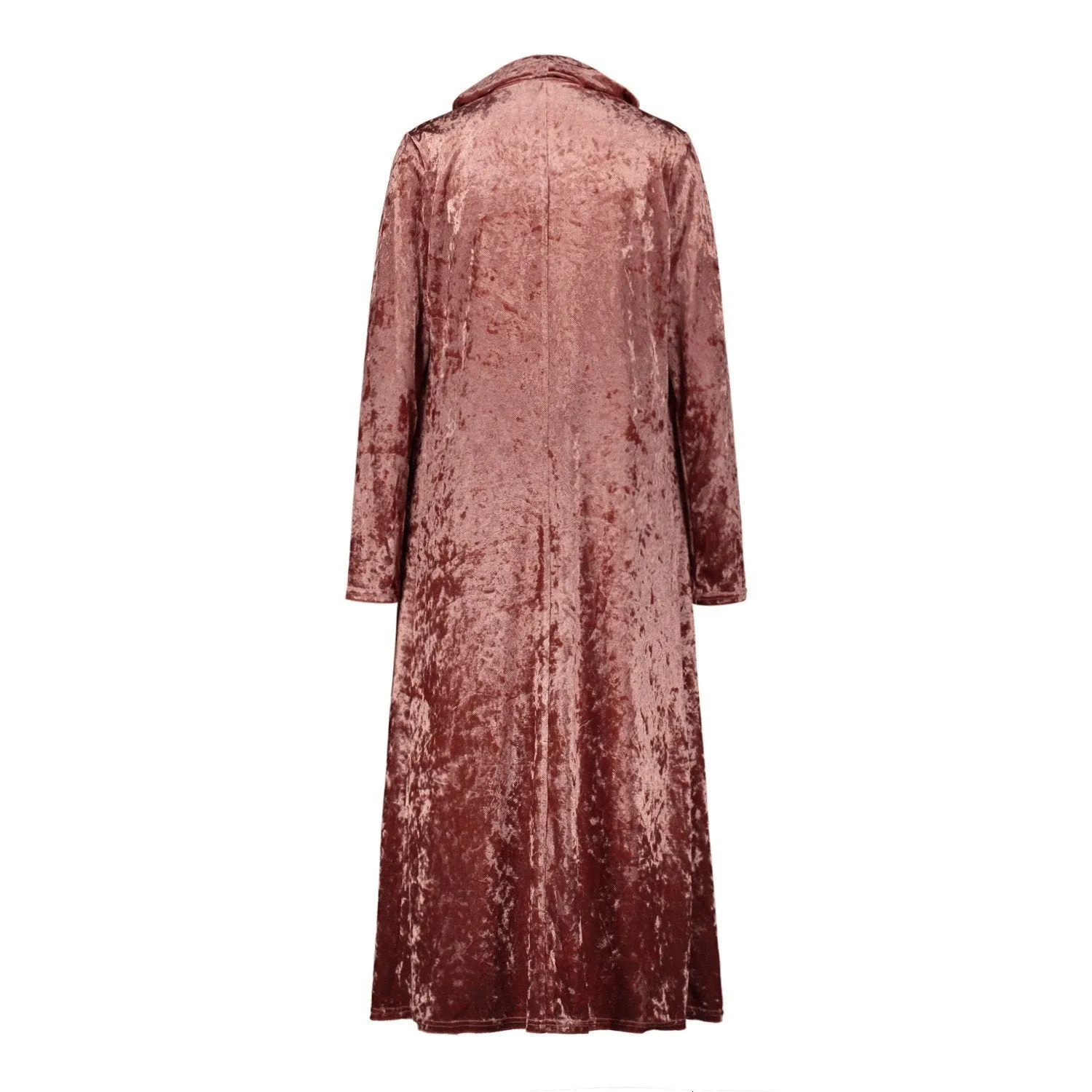 Womens Long Sleeve Velvet Open Front Casual Cardigans