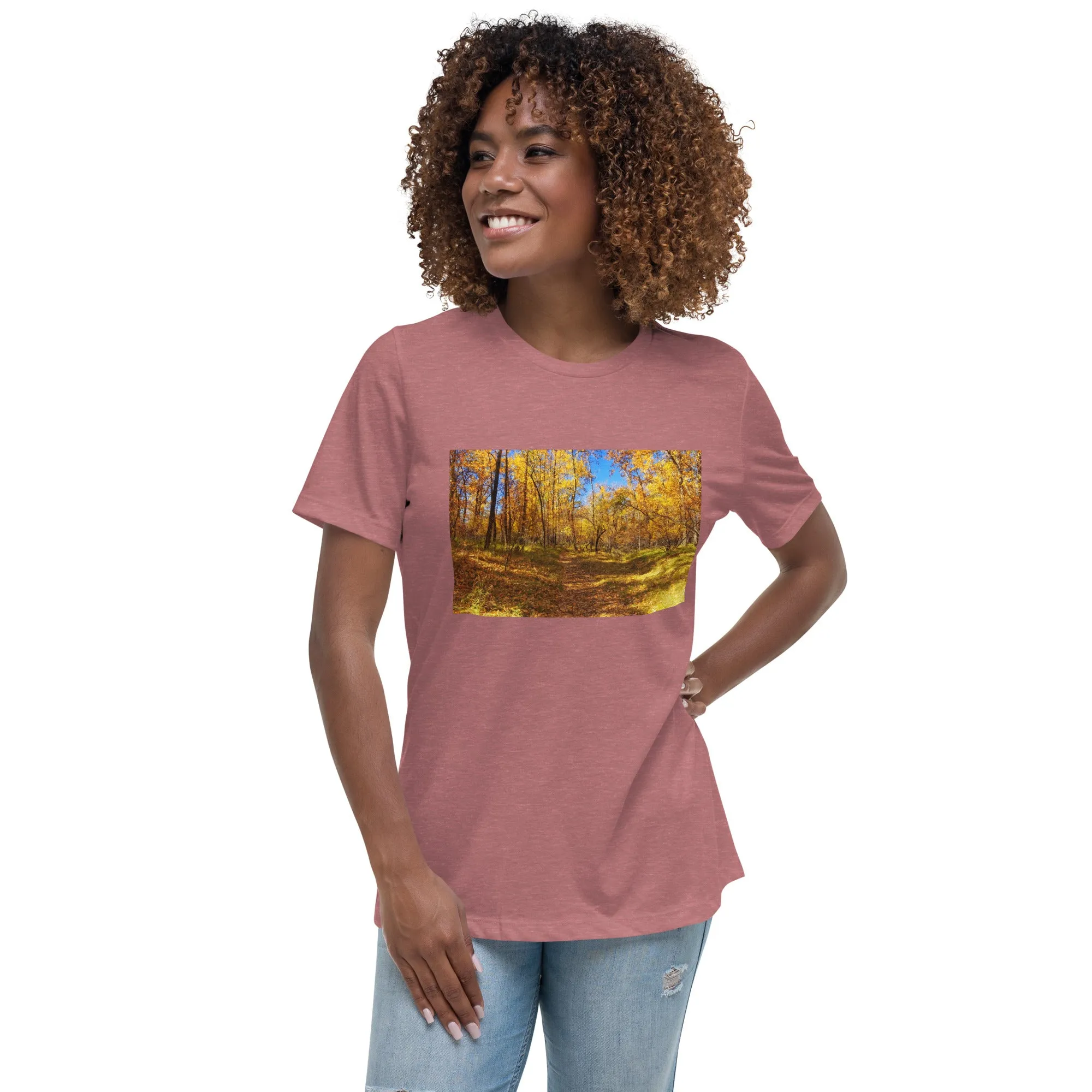 Women's Relaxed T-Shirt - Carburn Park Fall Colours