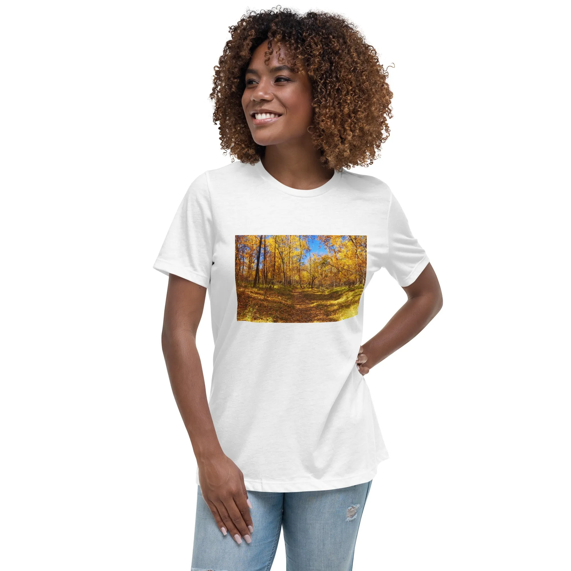 Women's Relaxed T-Shirt - Carburn Park Fall Colours
