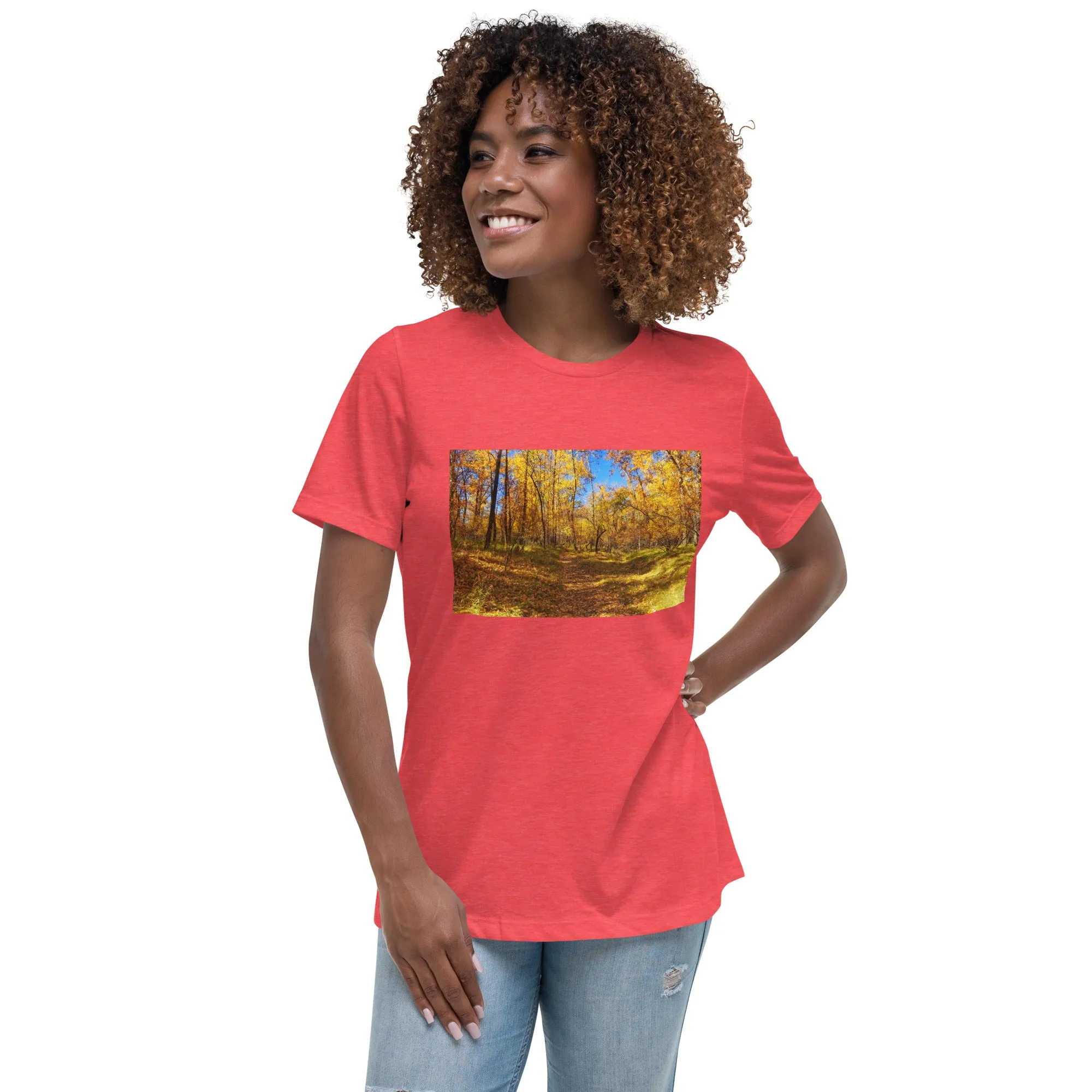 Women's Relaxed T-Shirt - Carburn Park Fall Colours