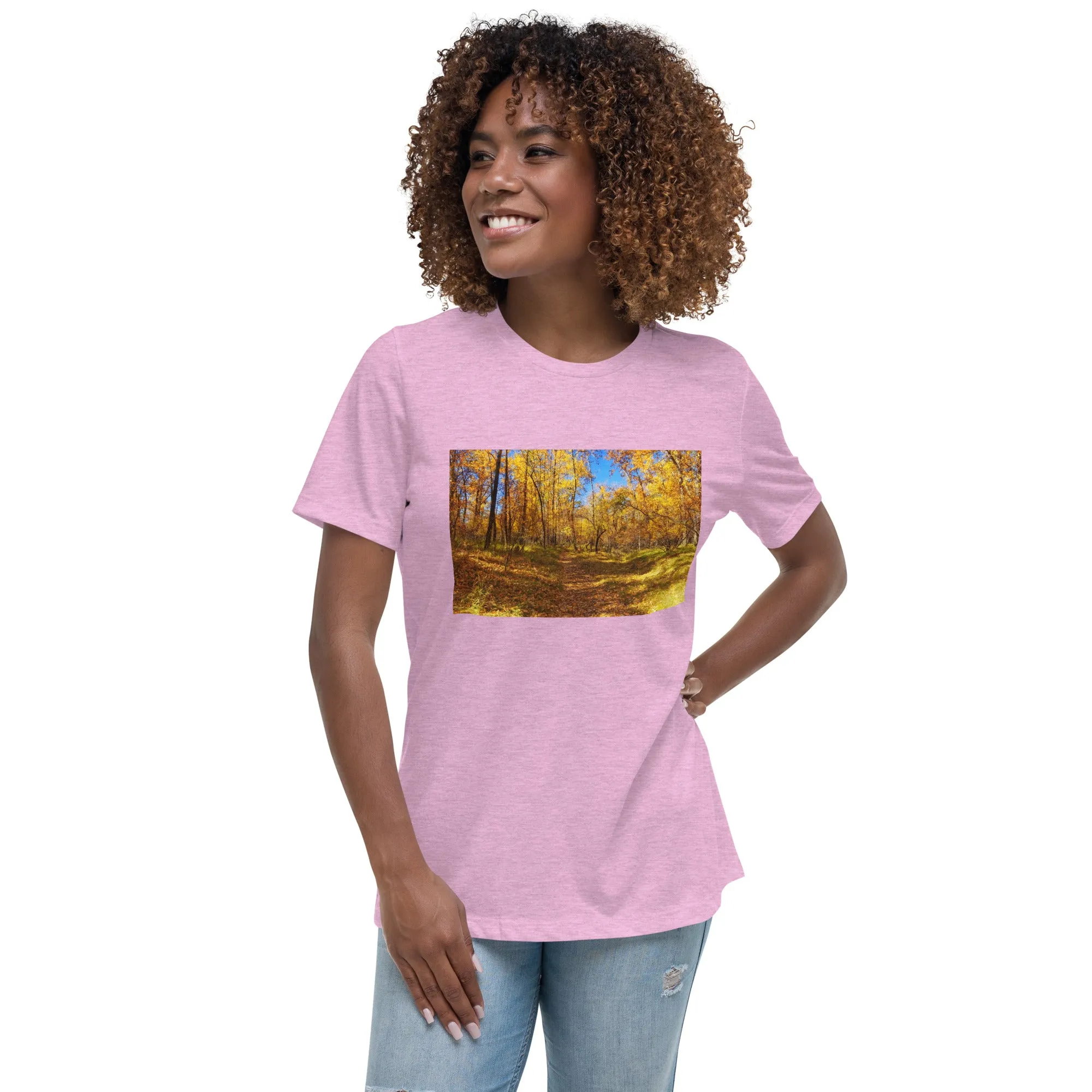 Women's Relaxed T-Shirt - Carburn Park Fall Colours