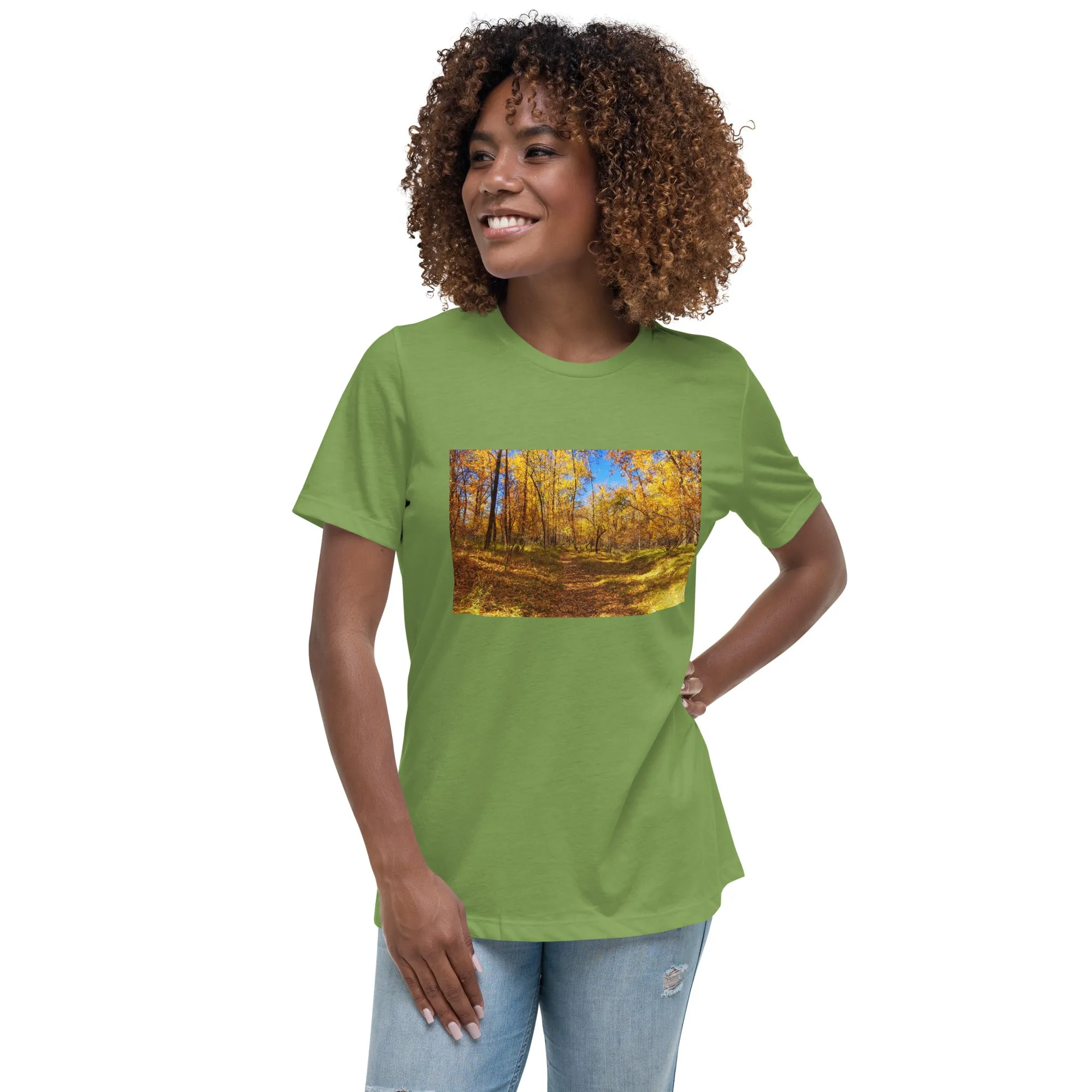 Women's Relaxed T-Shirt - Carburn Park Fall Colours