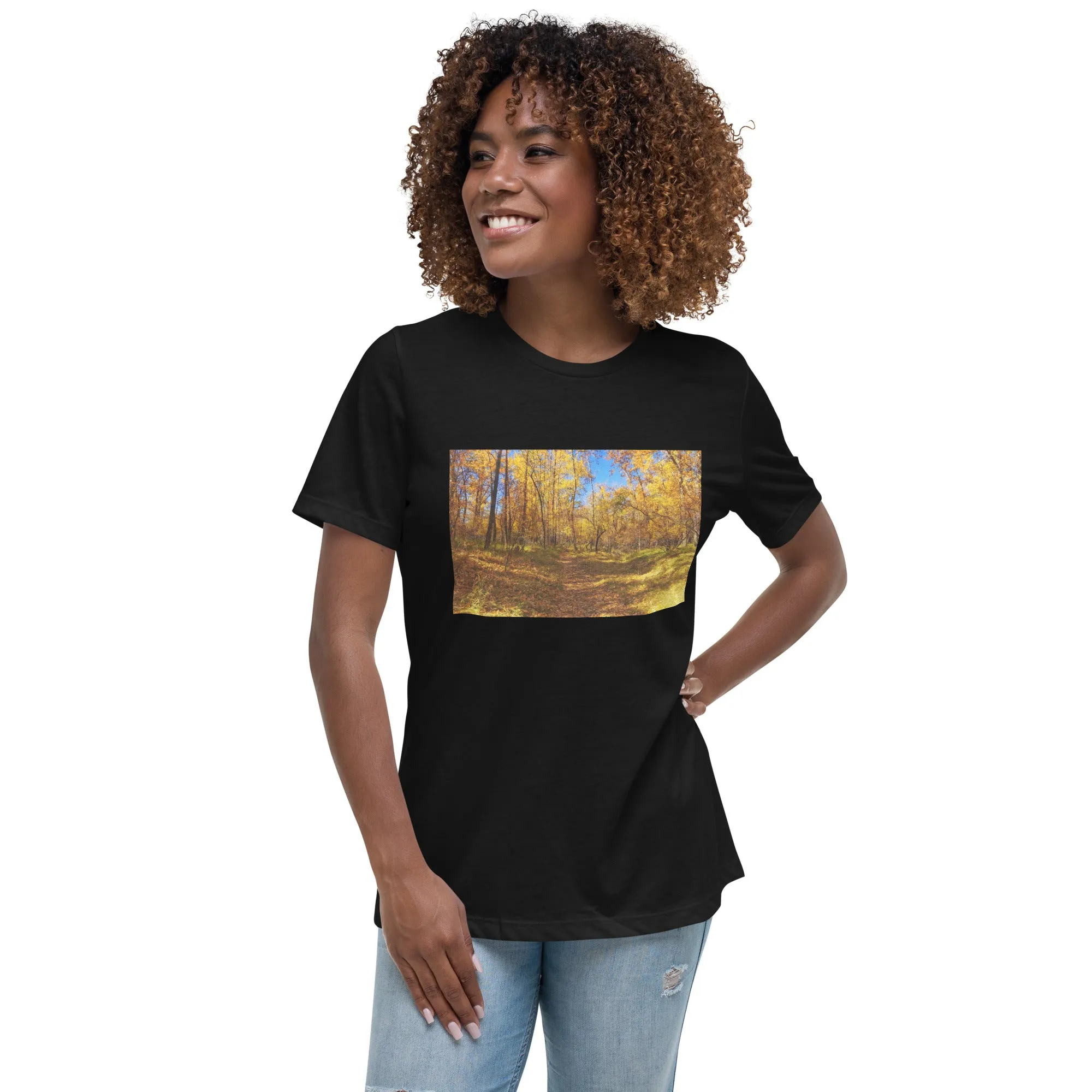 Women's Relaxed T-Shirt - Carburn Park Fall Colours