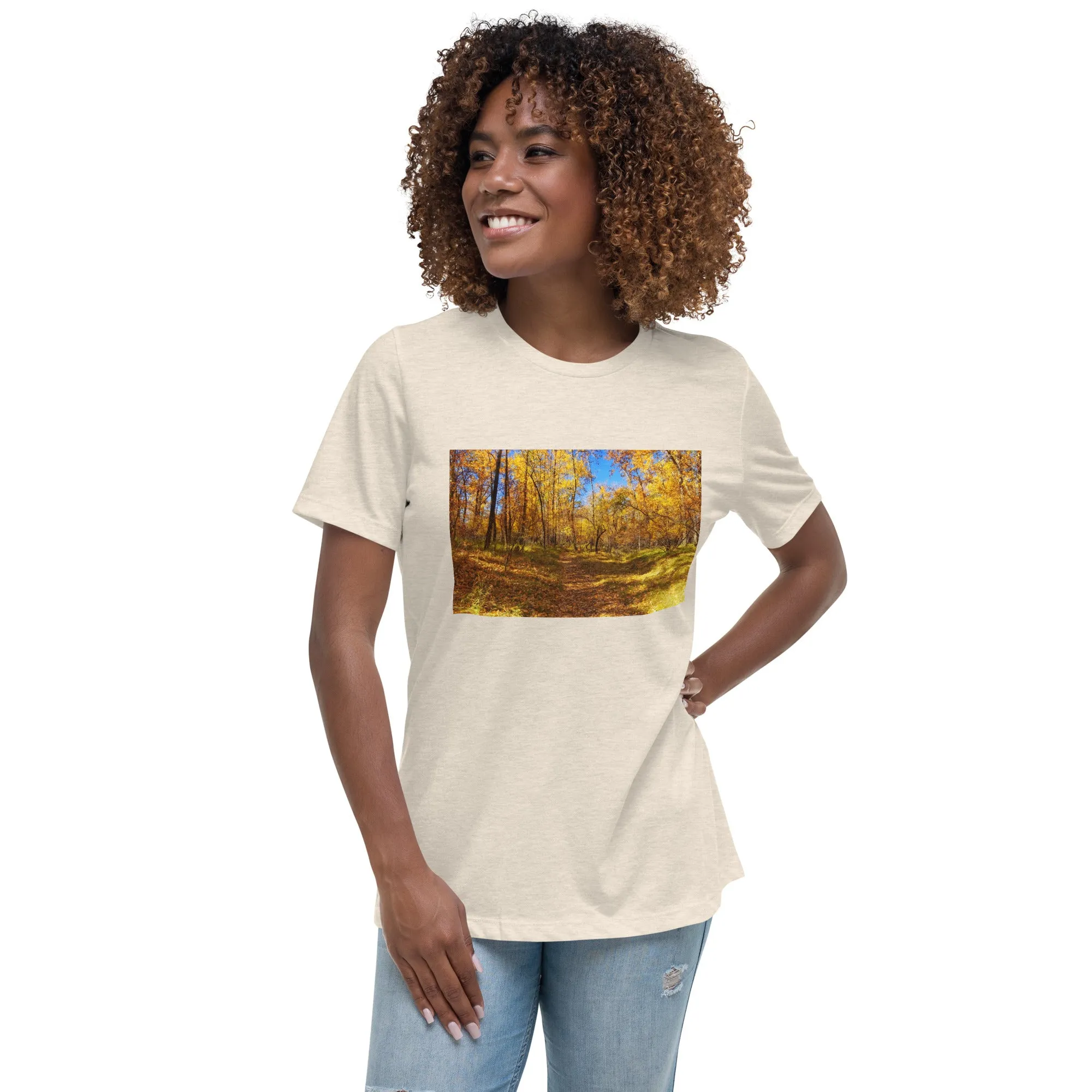 Women's Relaxed T-Shirt - Carburn Park Fall Colours