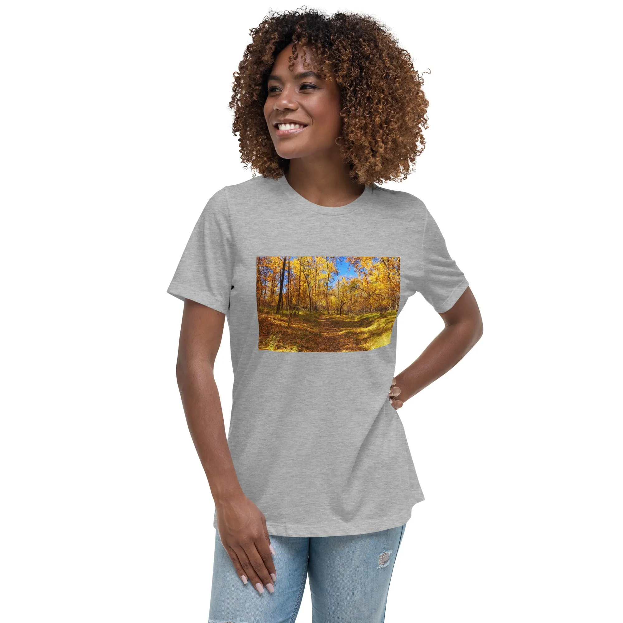 Women's Relaxed T-Shirt - Carburn Park Fall Colours