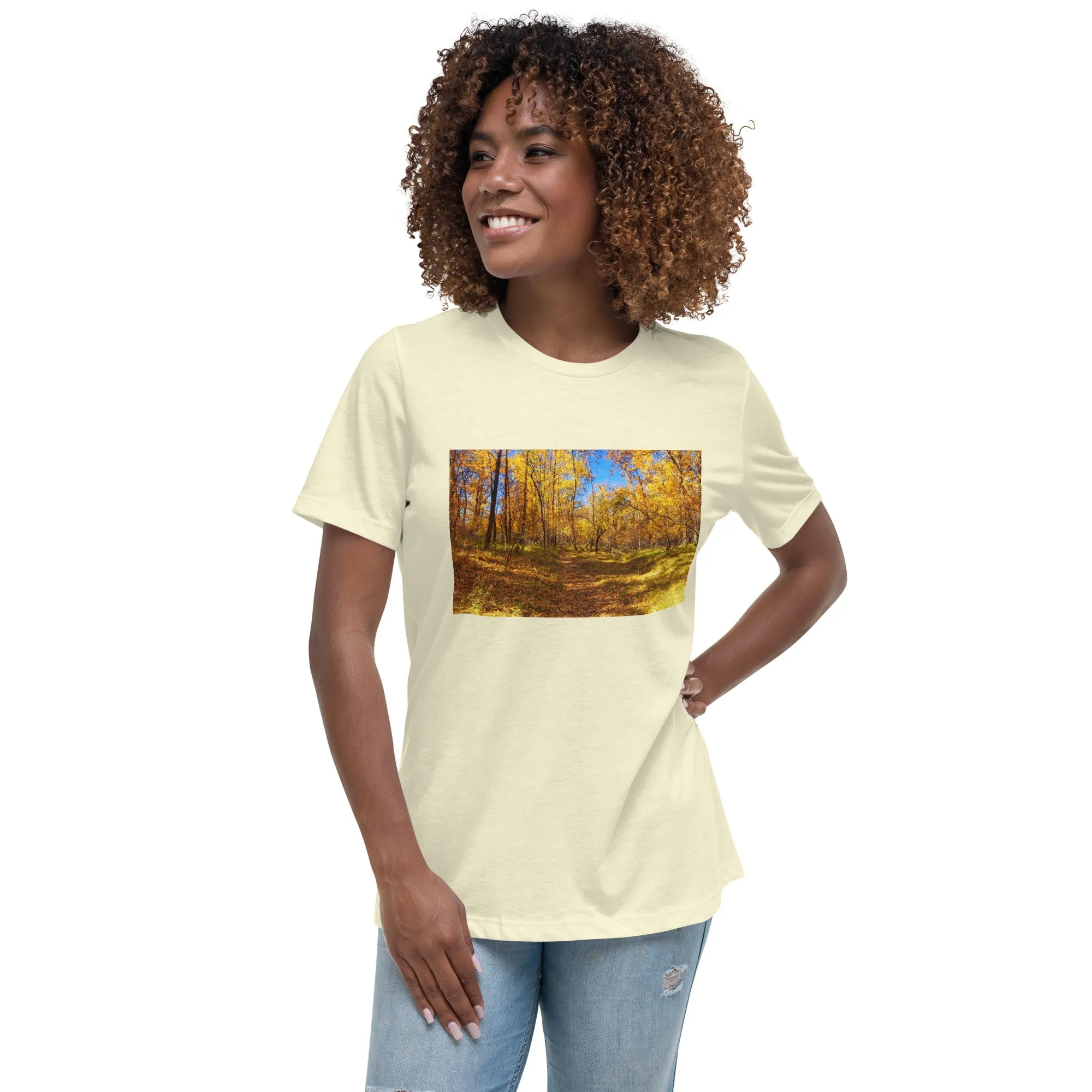 Women's Relaxed T-Shirt - Carburn Park Fall Colours