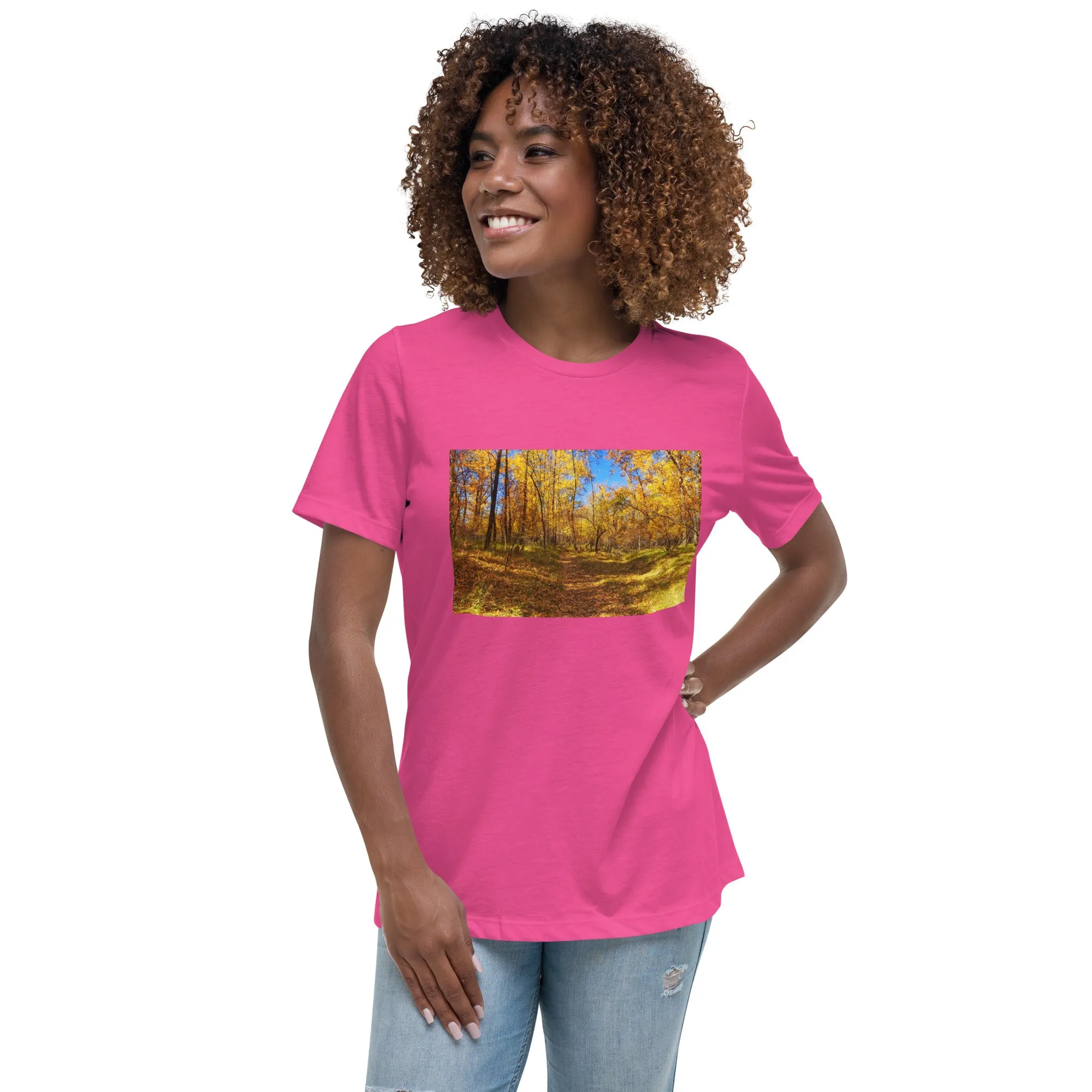 Women's Relaxed T-Shirt - Carburn Park Fall Colours