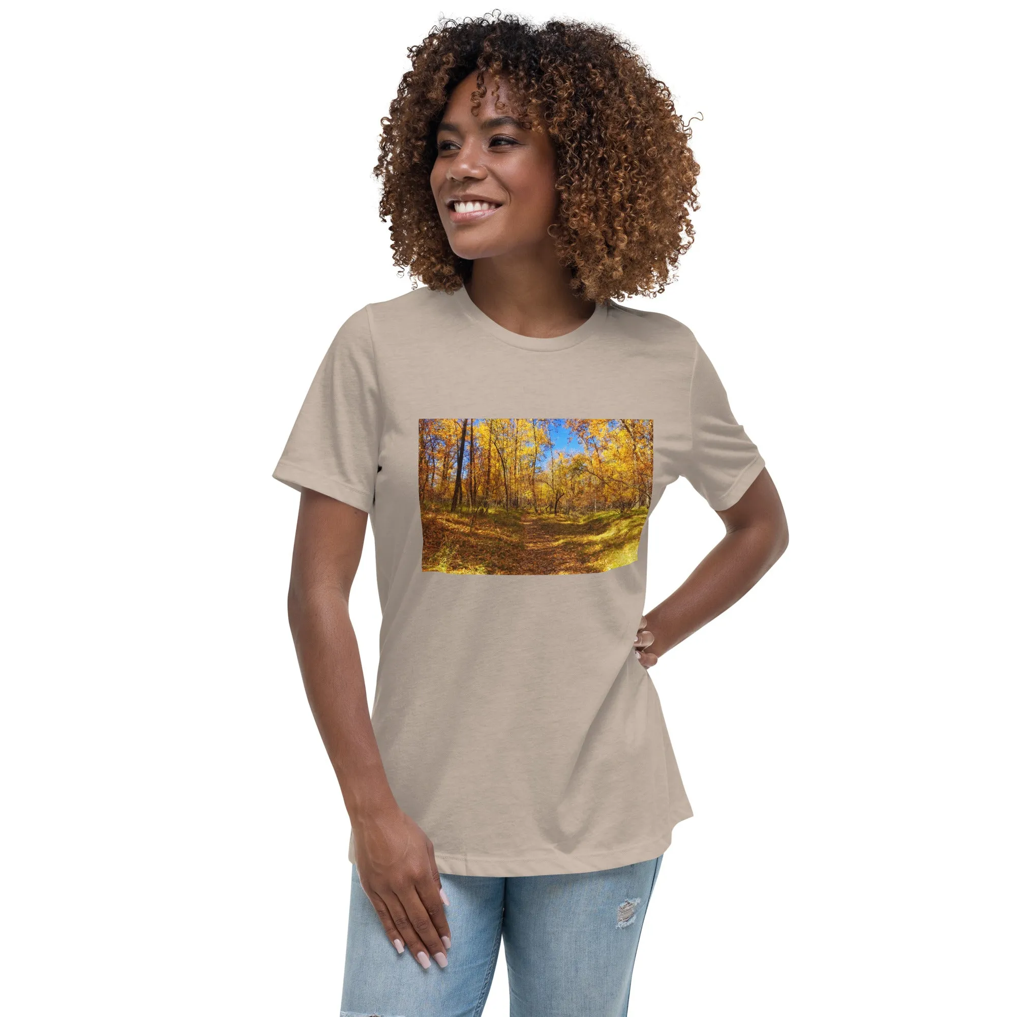 Women's Relaxed T-Shirt - Carburn Park Fall Colours