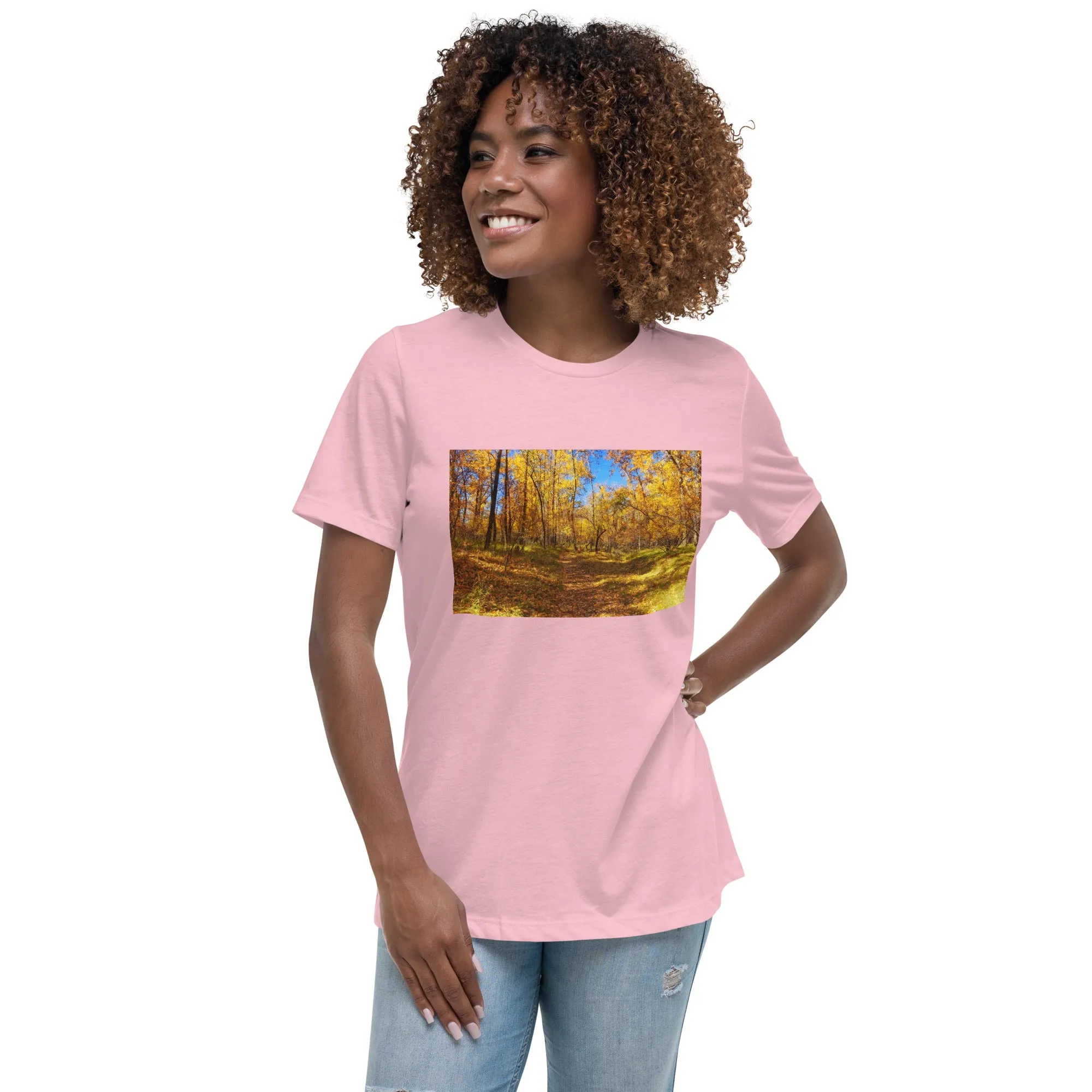 Women's Relaxed T-Shirt - Carburn Park Fall Colours