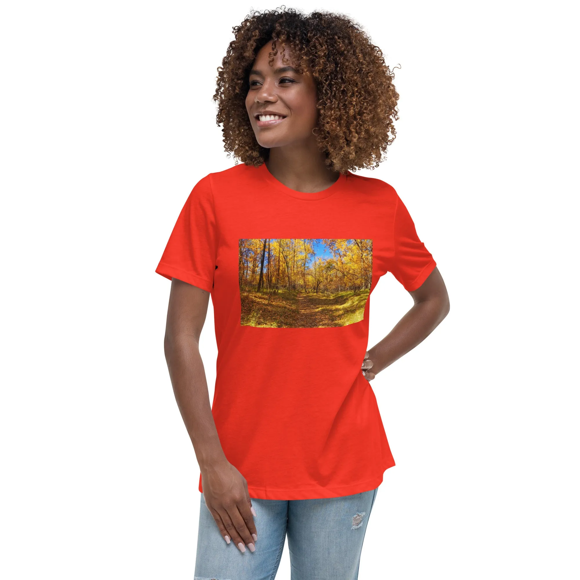 Women's Relaxed T-Shirt - Carburn Park Fall Colours