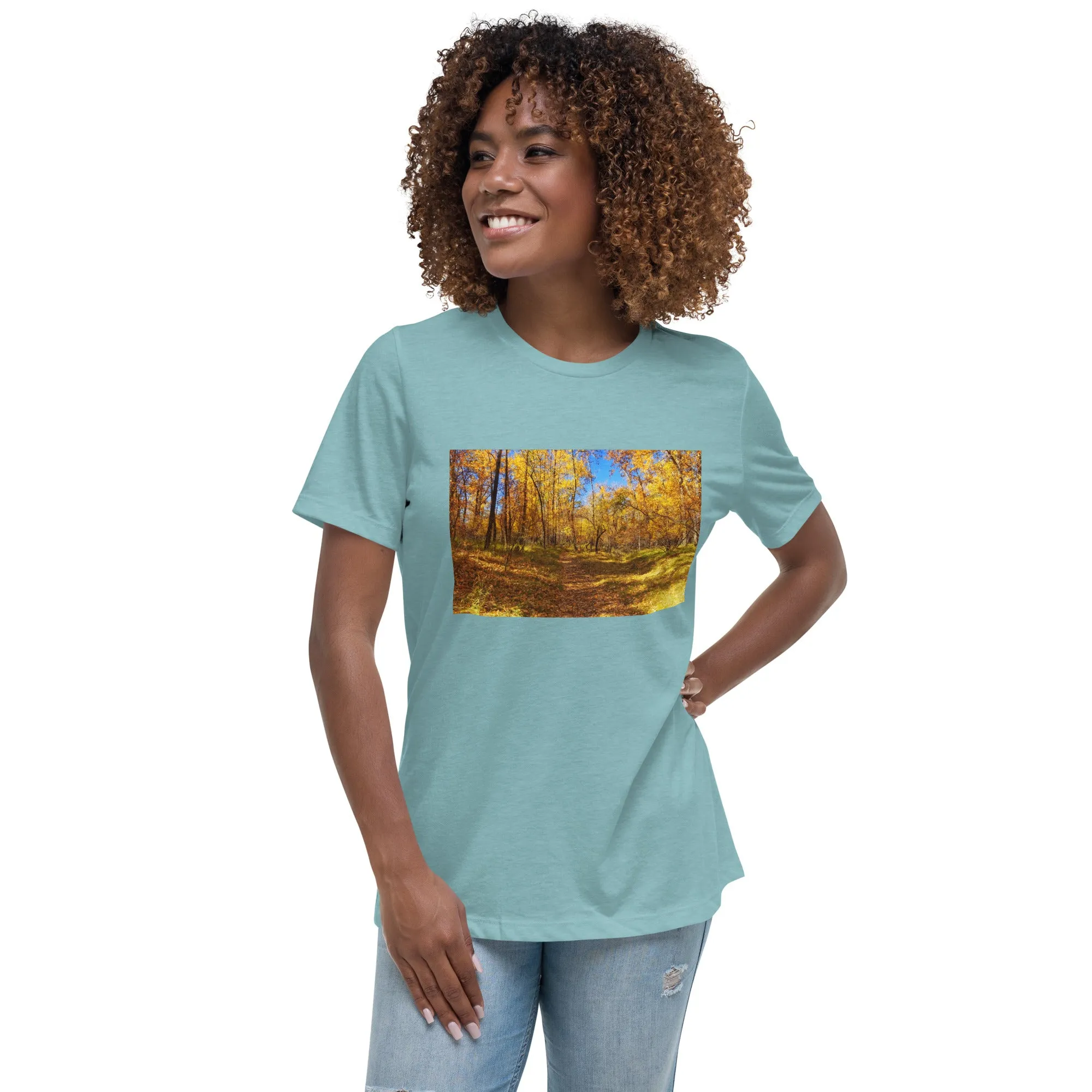 Women's Relaxed T-Shirt - Carburn Park Fall Colours